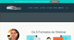 Desktop Screenshot of gvoconferencebrasil.com.br